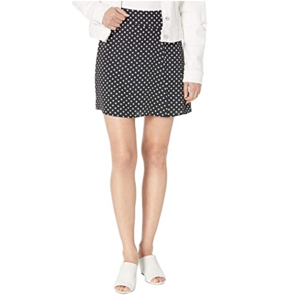 ‼️FINAL CALL‼️ Black PolkaDot A-Line Woven Skirt - Picture 6 of 7